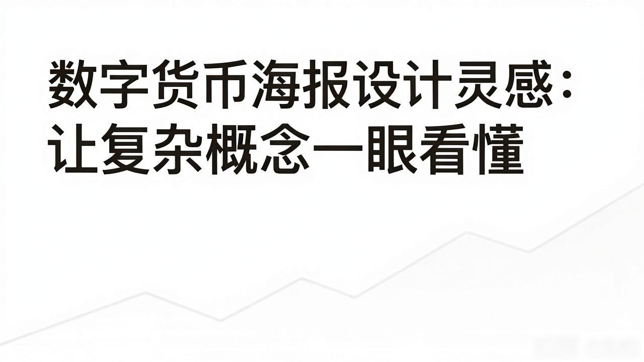 数字货币海报设计灵感：让复杂概念一眼看懂