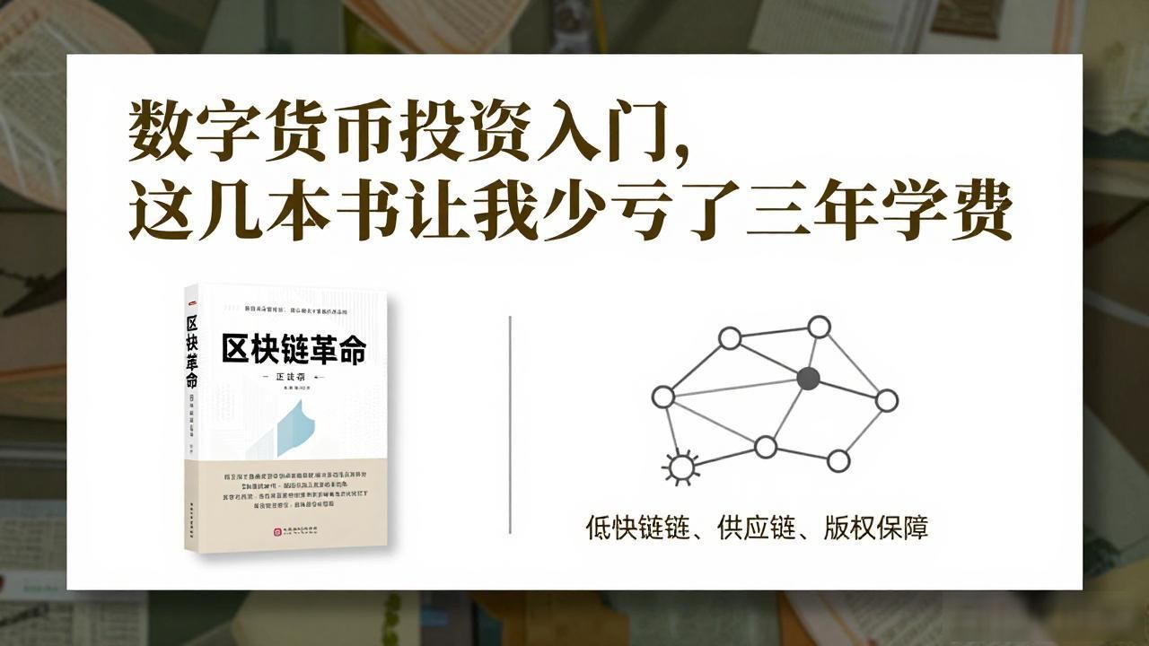 数字货币投资入门，这几本书让我少亏了三年学费