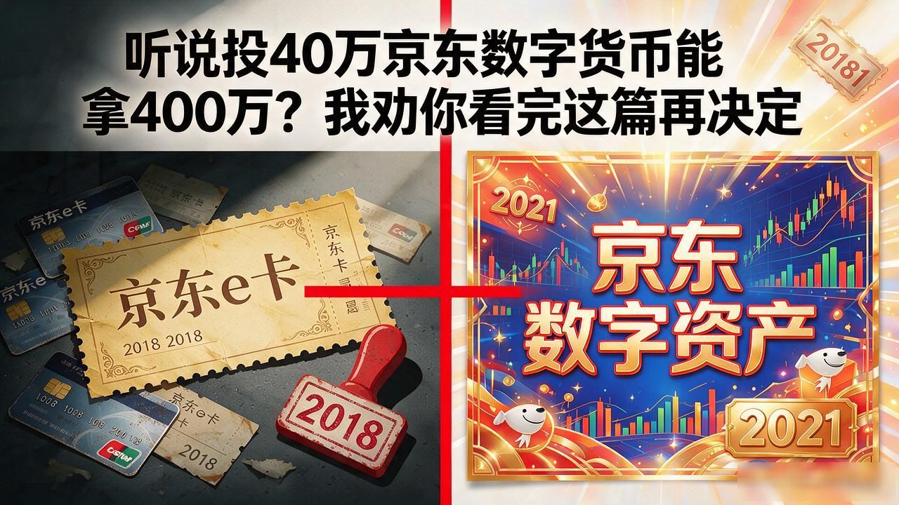 听说投40万京东数字货币能拿400万？我劝你看完这篇再决定
