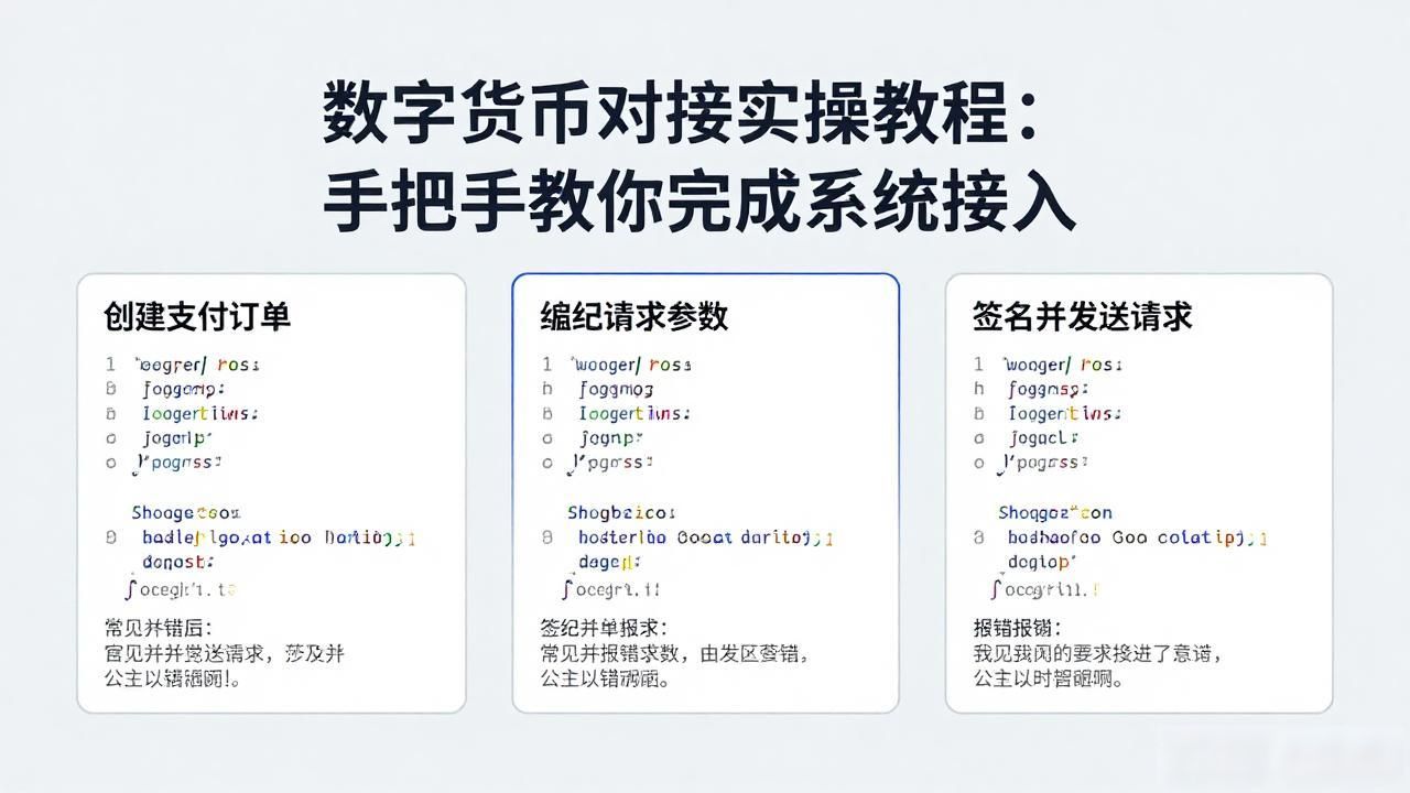 数字货币对接实操教程：手把手教你完成系统接入