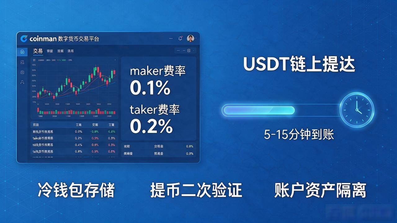 coinman交易所真实使用体验_coinman现货合约交易费率与出金速度_coinman数字货币交易平台