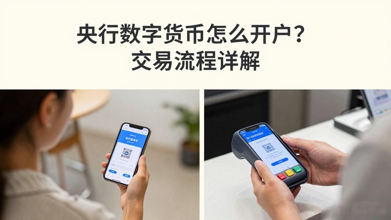 央行数字货币怎么开户？交易流程详解
