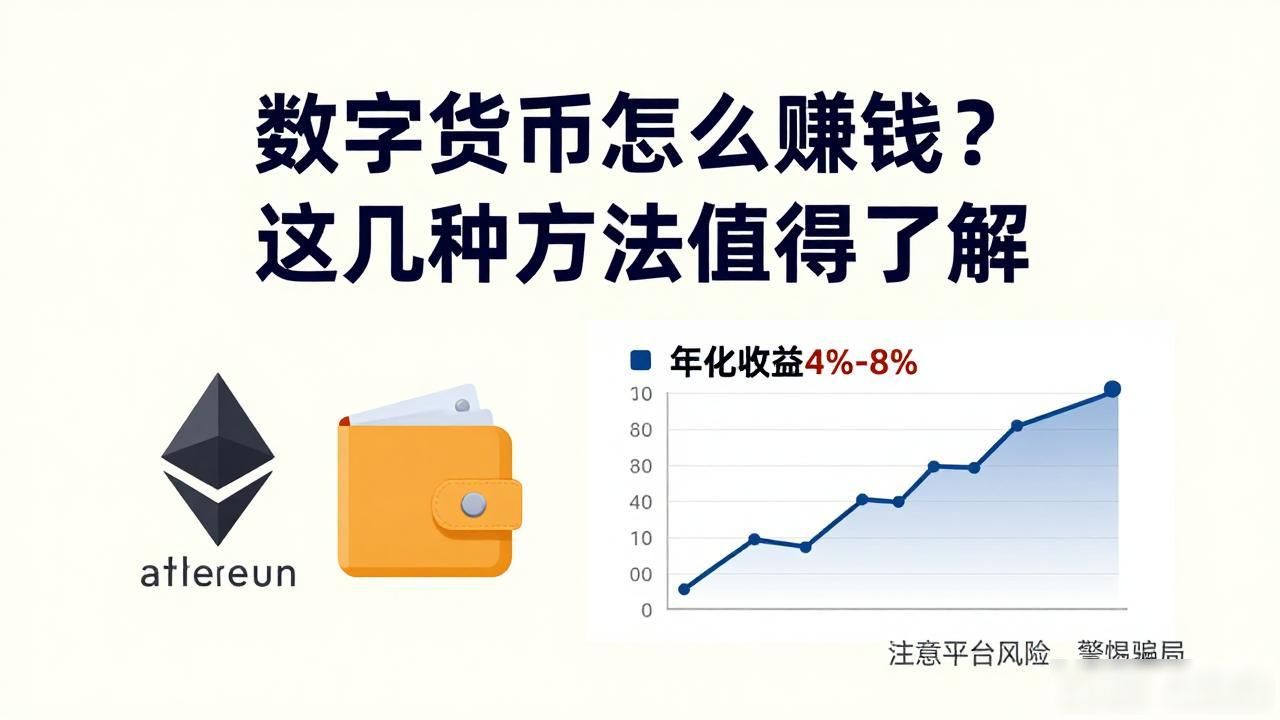 数字货币怎么赚钱？这几种方法值得了解