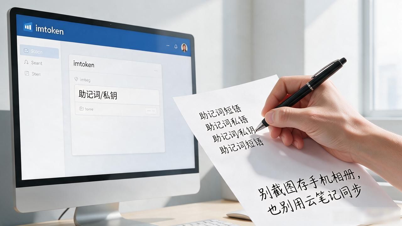 imtoken怎么生成地址_imtoken生成地址_imtoken助记词备份