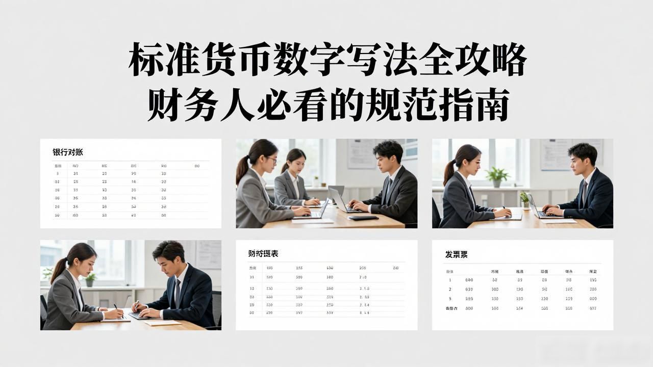 标准货币数字写法全攻略 财务人必看的规范指南