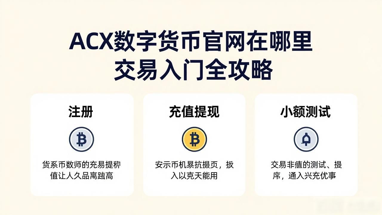 ACX数字货币官网在哪里 交易入门全攻略