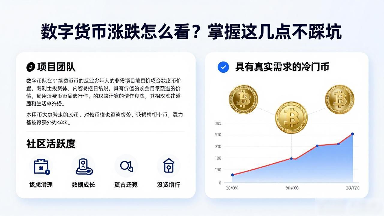 数字货币涨跌怎么看？掌握这几点不踩坑