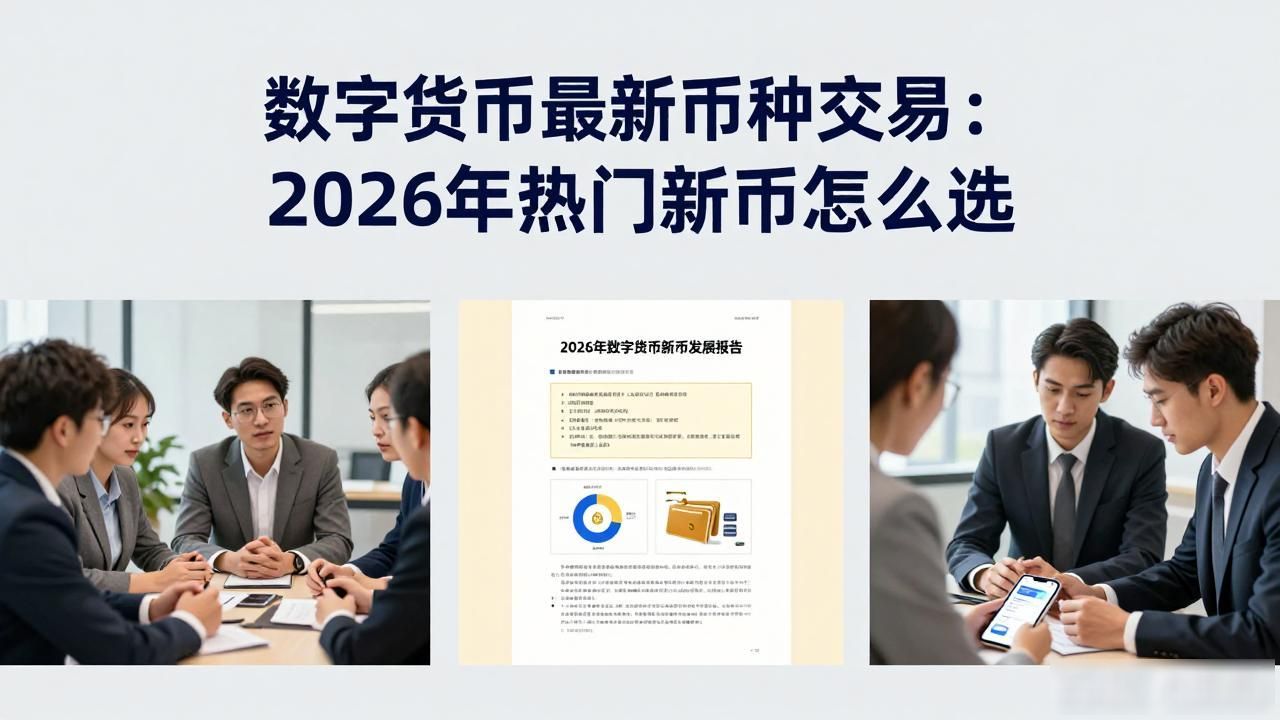 数字货币最新币种交易：2026年热门新币怎么选