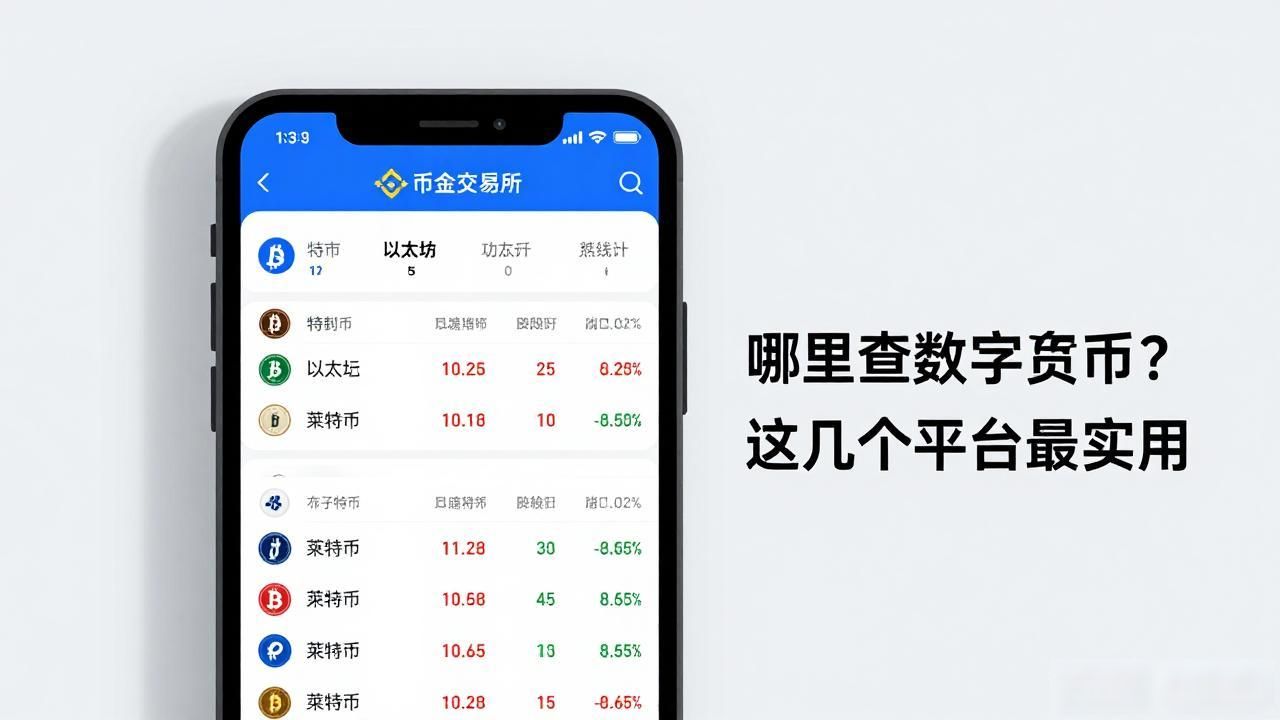 哪里查数字货币？这几个平台最实用
