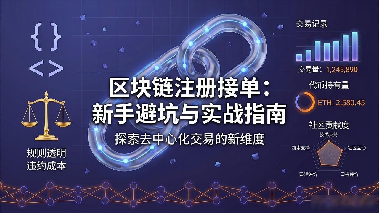 区块链注册接单：新手避坑与实战指南