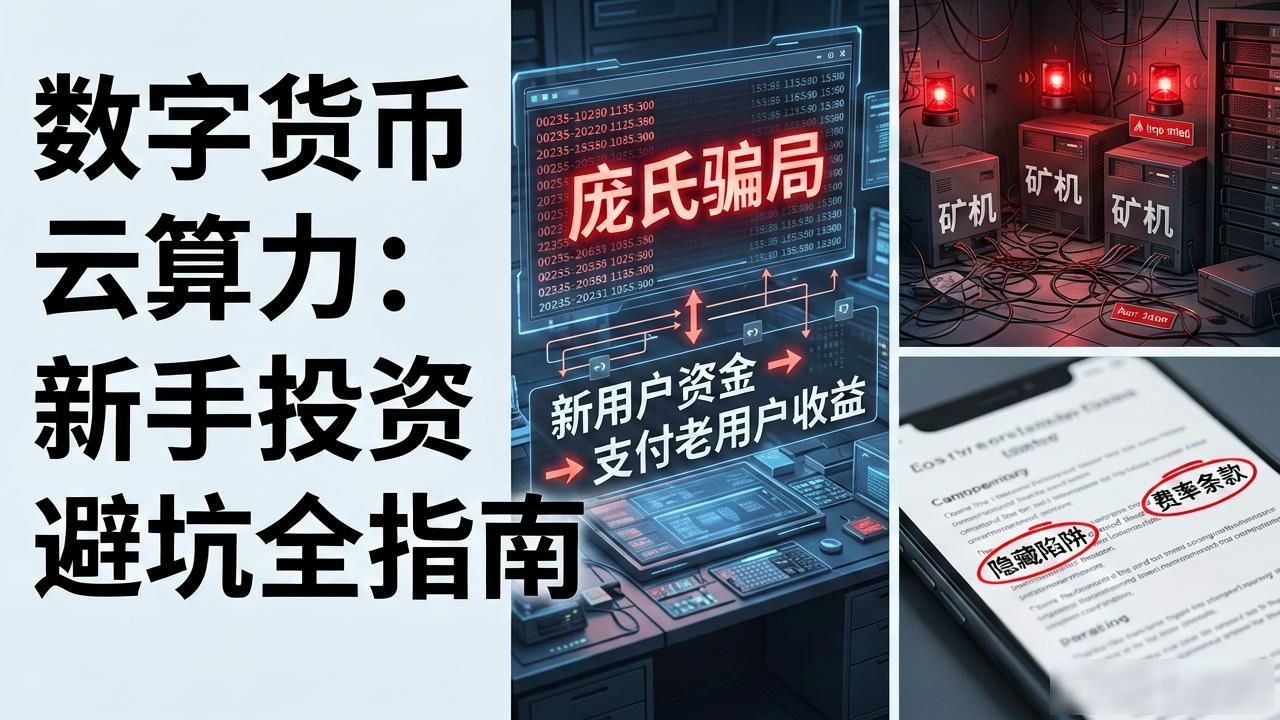数字货币云算力：新手投资避坑全指南
