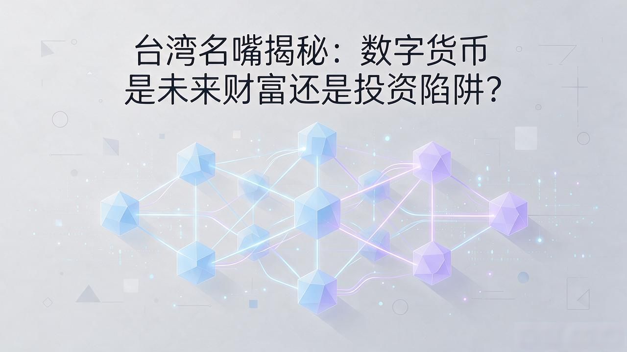 台湾名嘴揭秘：数字货币是未来财富还是投资陷阱？