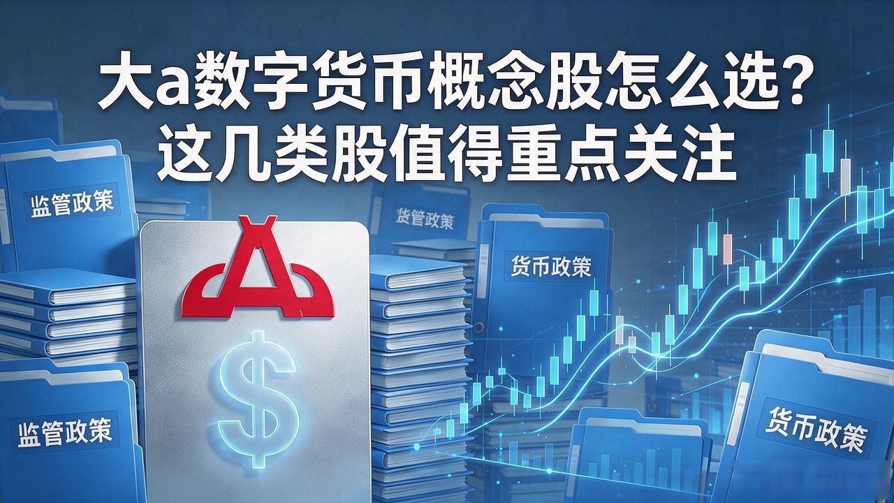 大a数字货币概念股怎么选？这几类股值得重点关注