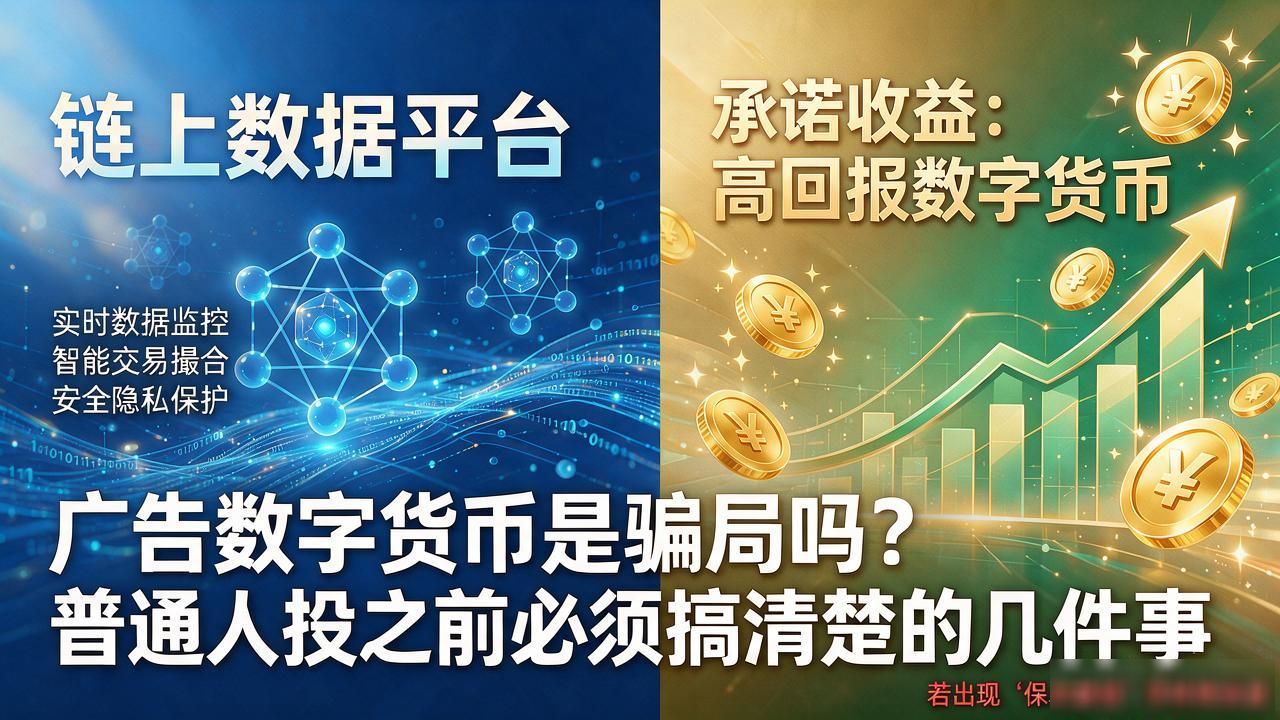 广告数字货币是骗局吗？普通人投之前必须搞清楚的几件事