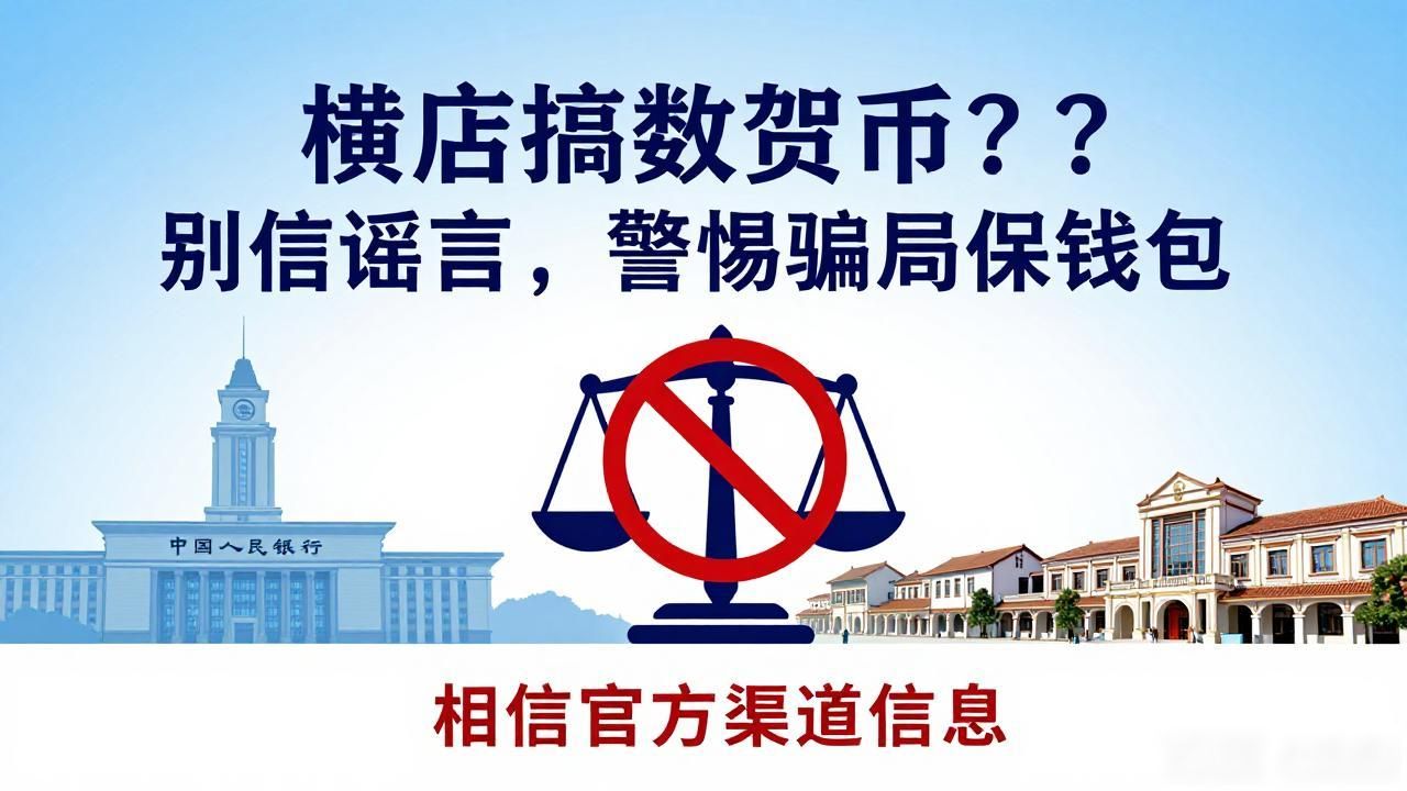 横店搞数字货币？别信谣言，警惕骗局保钱包