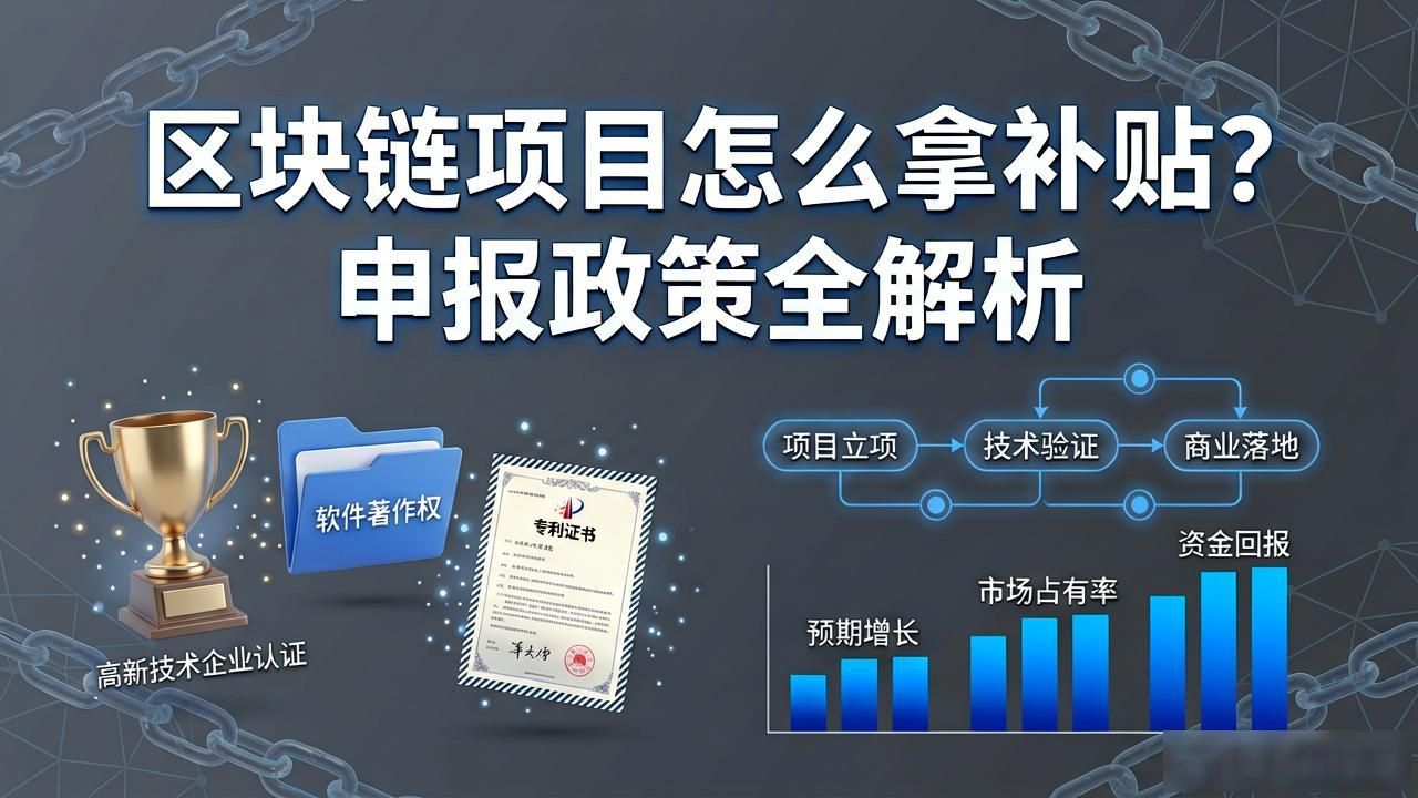区块链项目怎么拿补贴？申报政策全解析