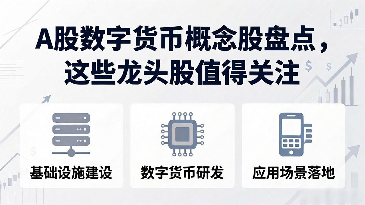 A股数字货币概念股盘点，这些龙头股值得关注