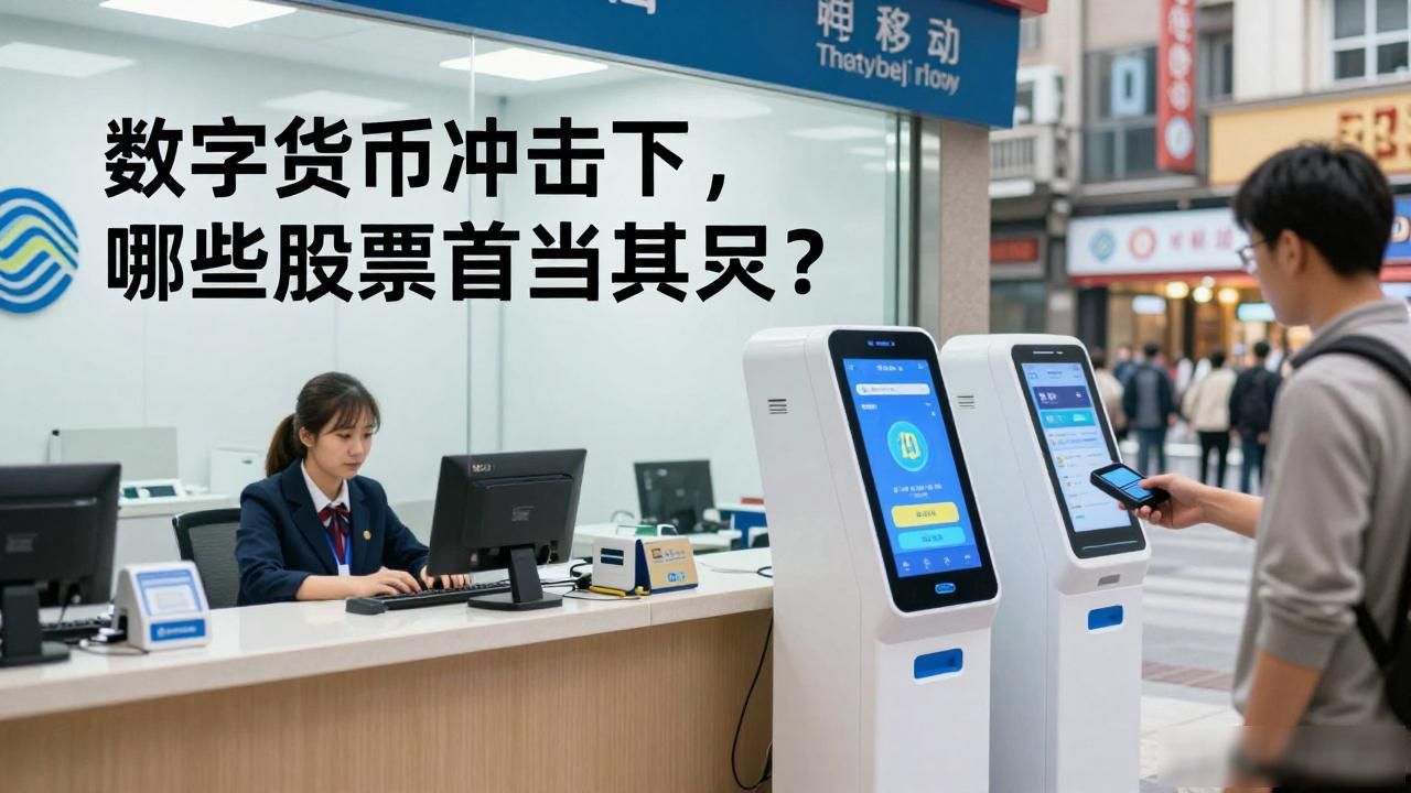 数字货币冲击下，哪些股票首当其冲？