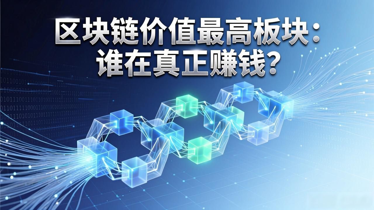 区块链价值最高板块：谁在真正赚钱？