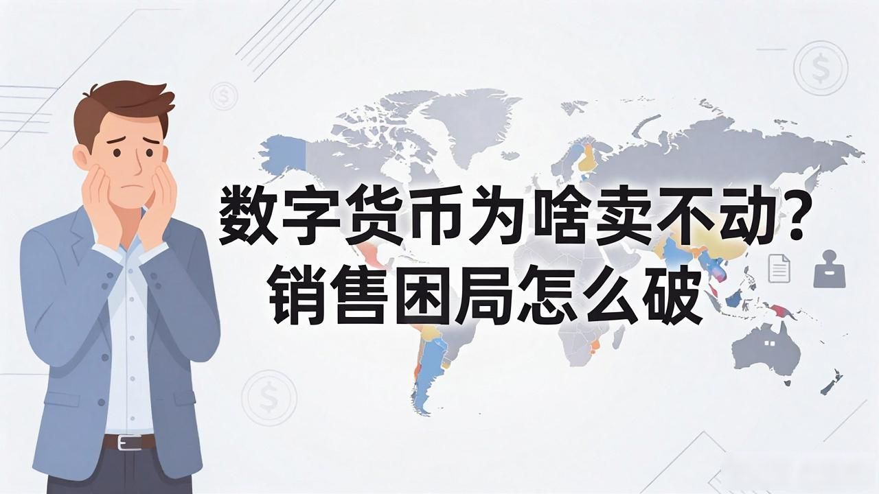 数字货币为啥卖不动？销售困局怎么破