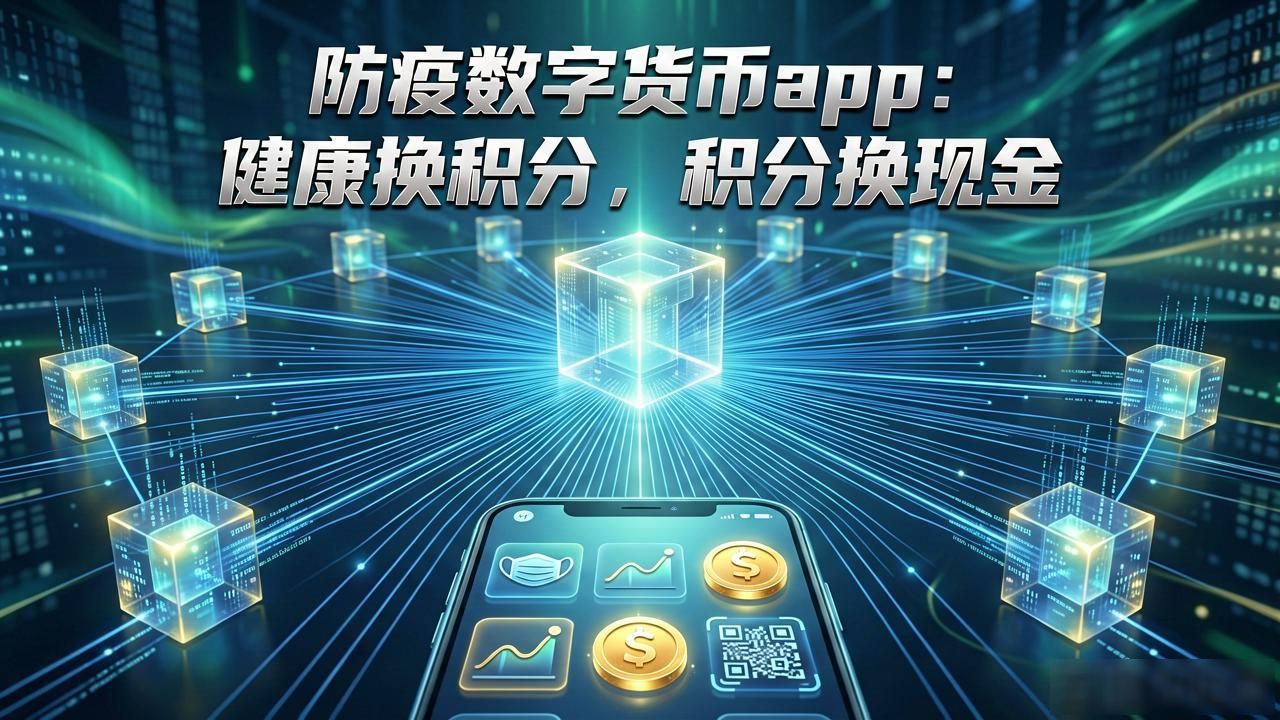 防疫数字货币app：健康换积分，积分换现金