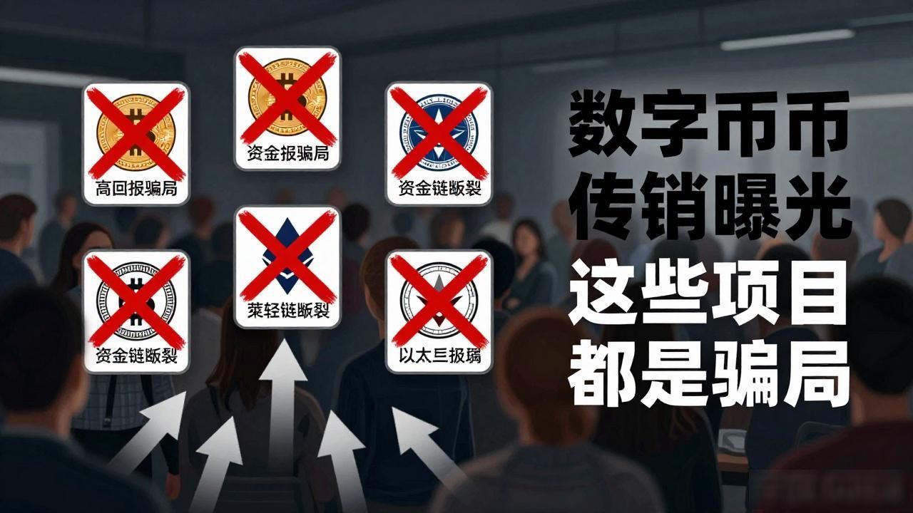 数字货币传销名单曝光，这些项目都是骗局