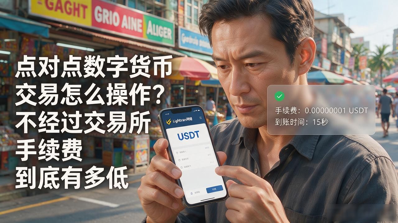 点对点数字货币交易怎么操作？不经过交易所手续费到底有多低