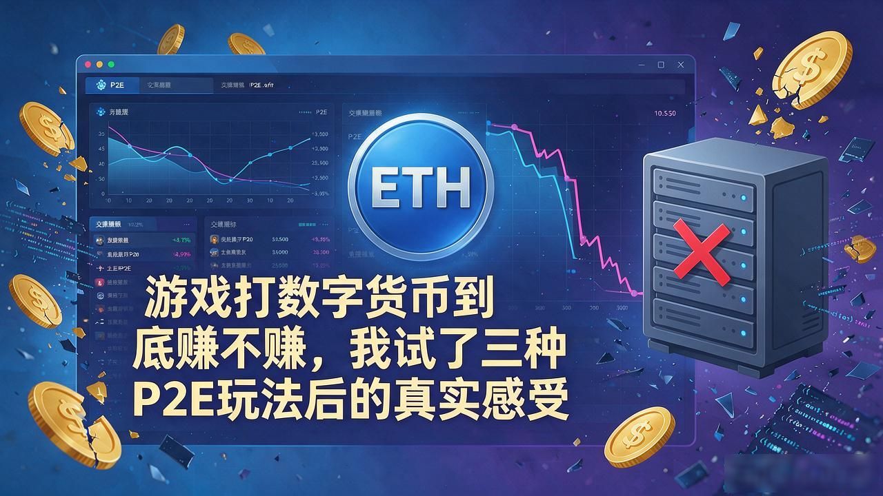 游戏打数字货币到底赚不赚，我试了三种P2E玩法后的真实感受