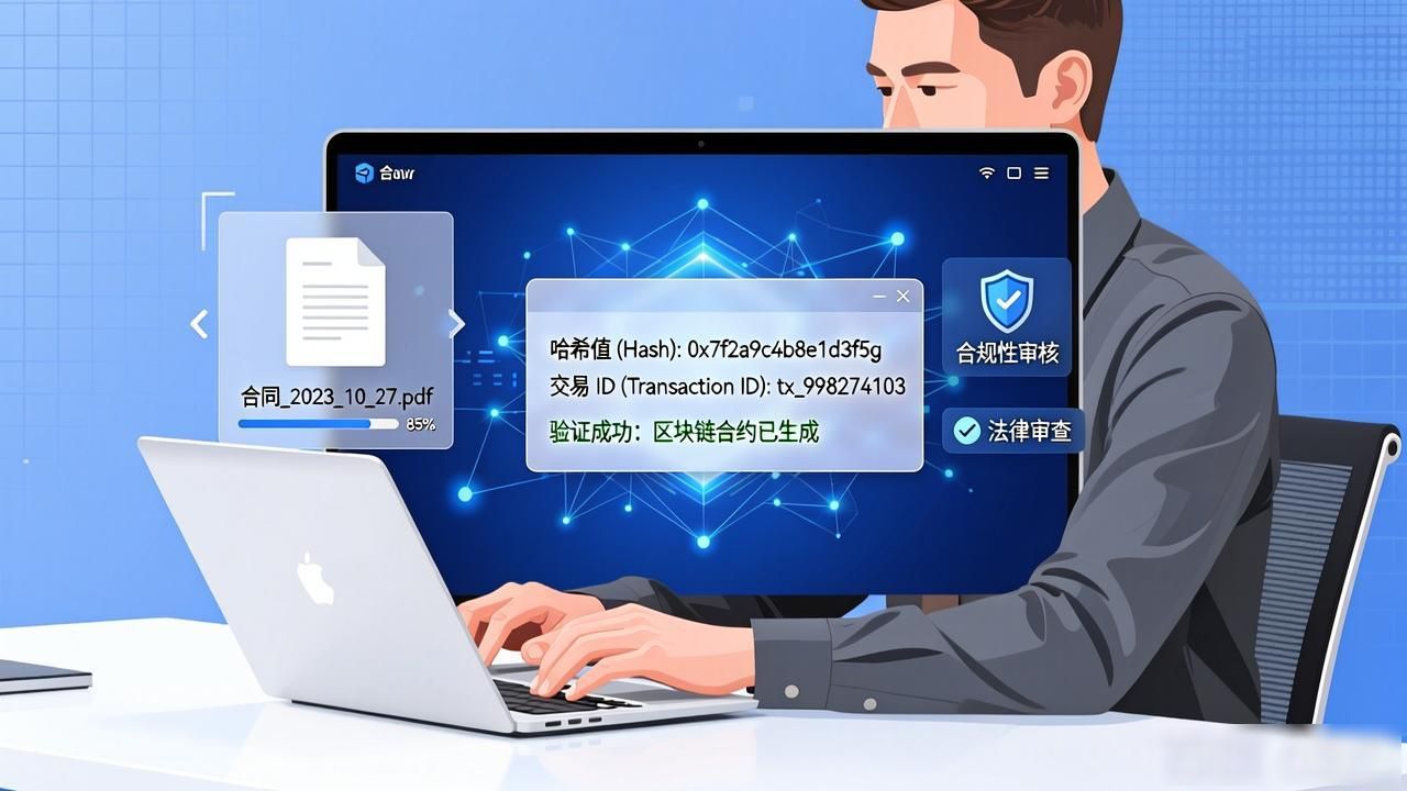 区块链合同存证查询：企业如何快速验证签名与哈希？