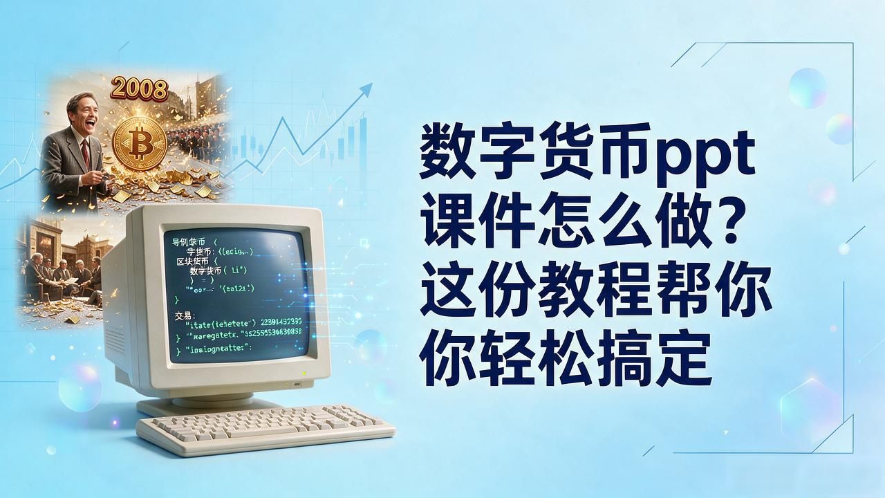 数字货币ppt课件怎么做？这份教程帮你轻松搞定