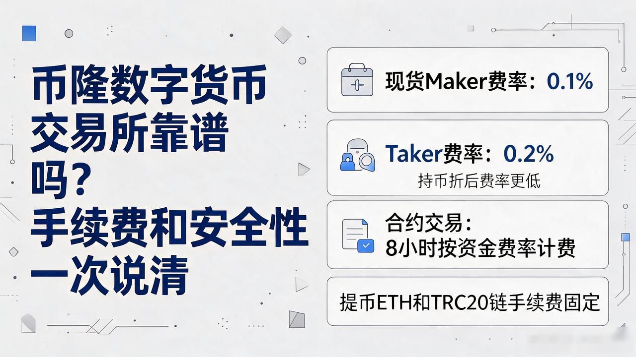 币隆数字货币交易所手续费及费率详解_币隆数字货币交易所_币隆交易所安全机制与冷热钱包分析