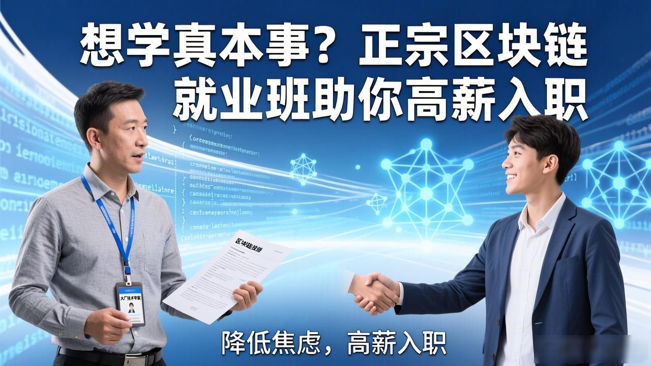 想学真本事？正宗区块链就业班助你高薪入职