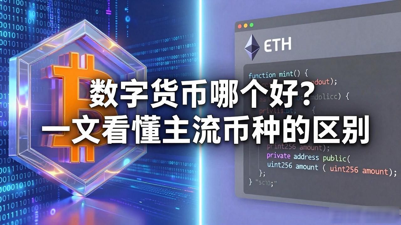 数字货币哪个好？一文看懂主流币种的区别