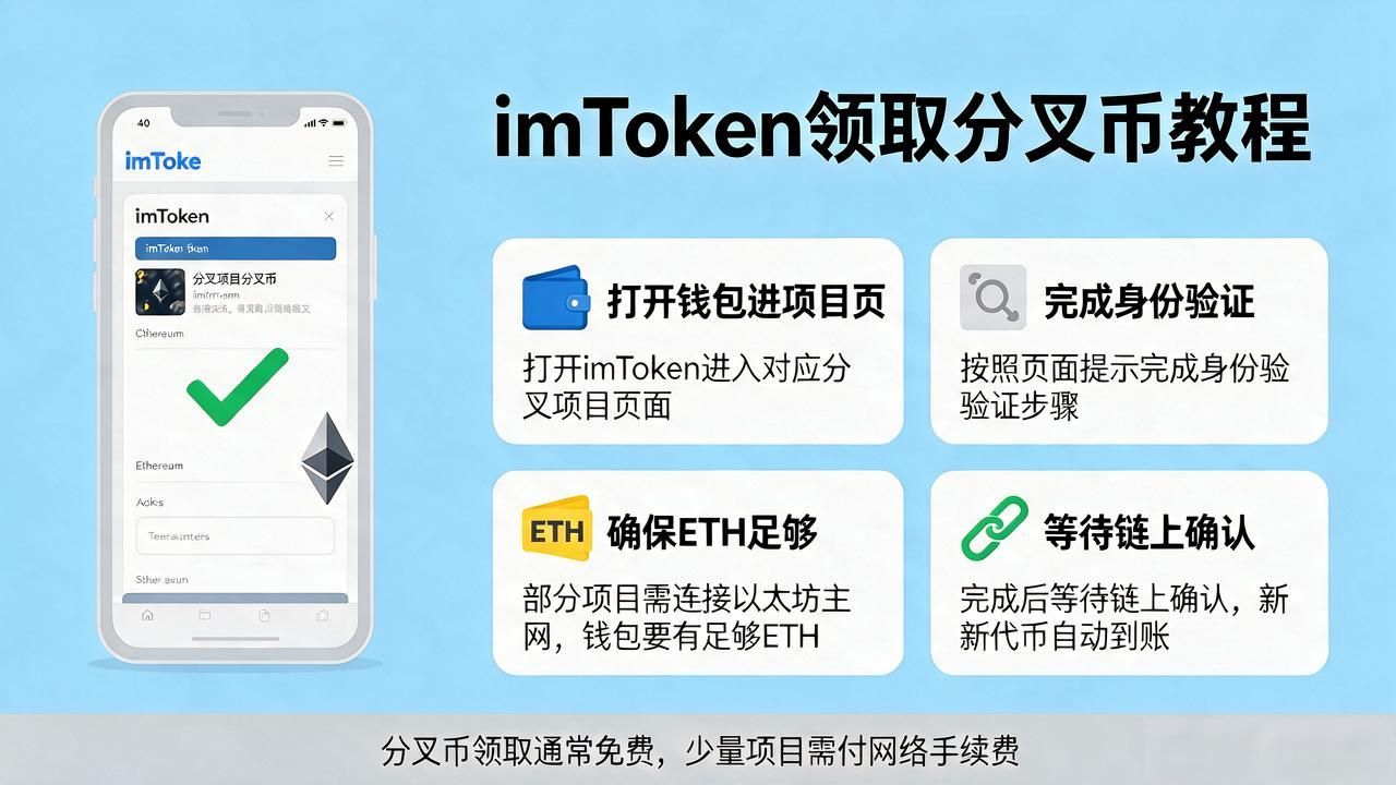 imtoken怎么领分叉币 手把手教你拿回你的链上资产