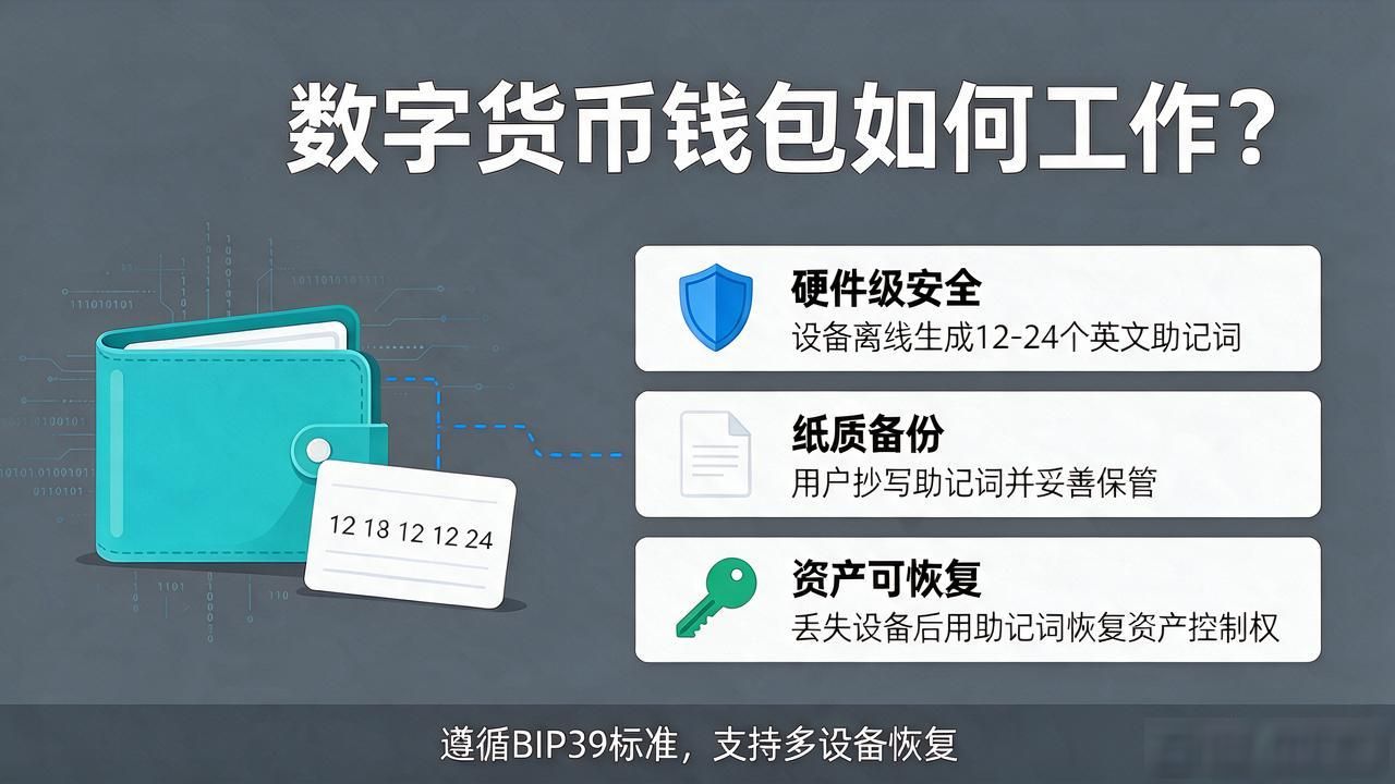 卡片数字货币钱包如何工作？硬件级安全存储指南