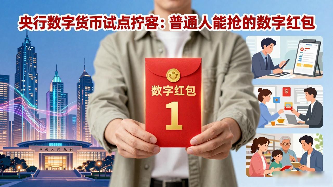 央行数字货币试点扩容：普通人能抢到的数字红包