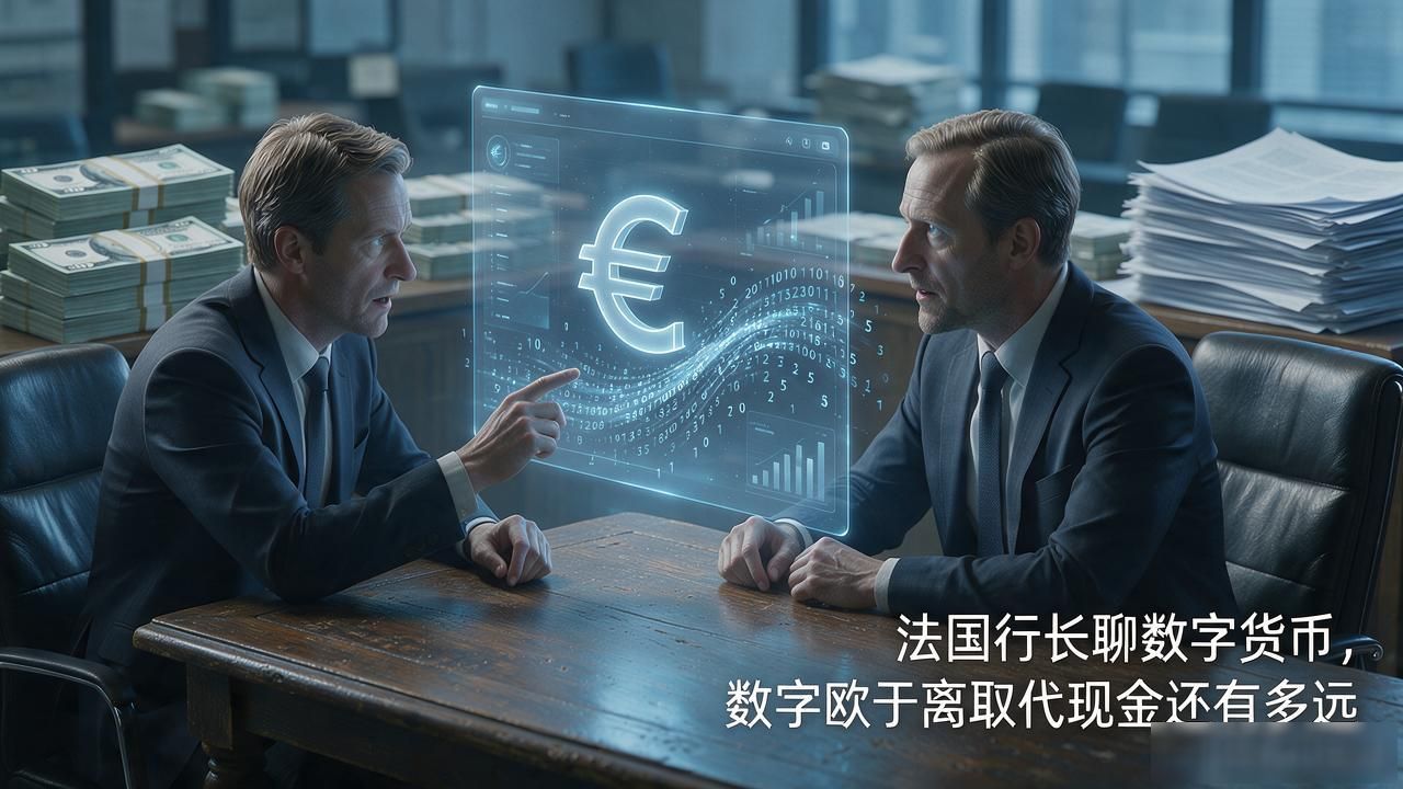 法国行长聊数字货币，数字欧元离取代现金还有多远