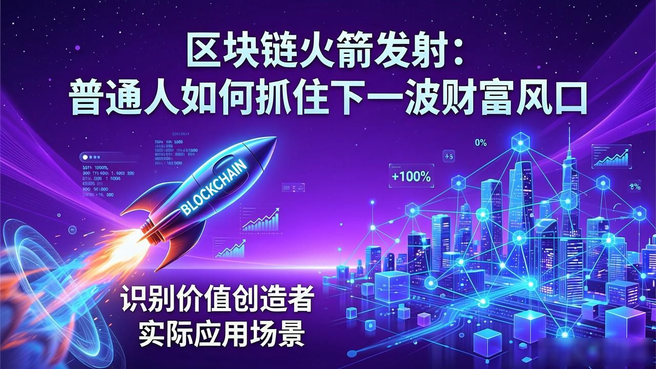 区块链火箭发射：普通人如何抓住下一波财富风口