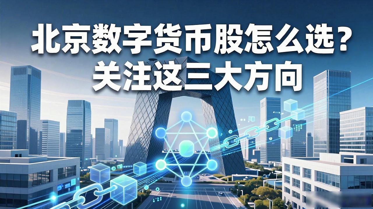 北京数字货币股怎么选？关注这三大方向