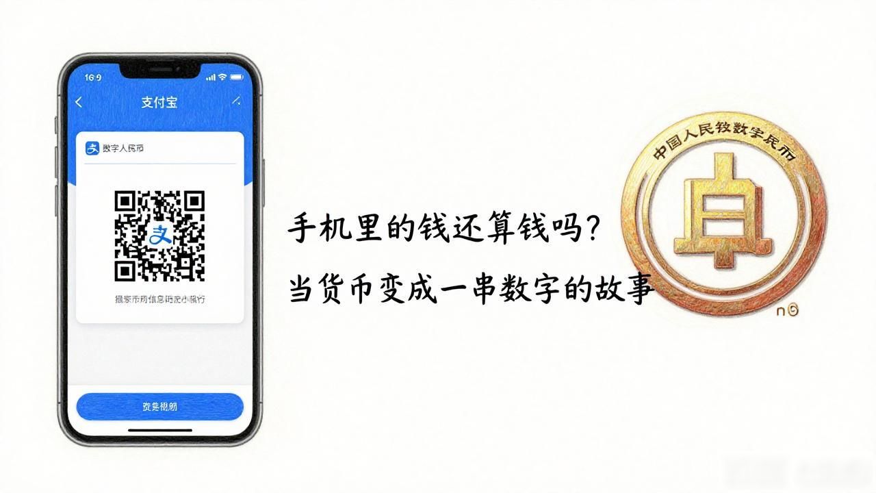手机里的钱还算钱吗？当货币变成一串数字的故事