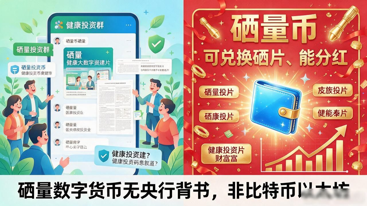 硒量数字货币_硒量数字货币骗局揭秘_健康概念包装理财陷阱