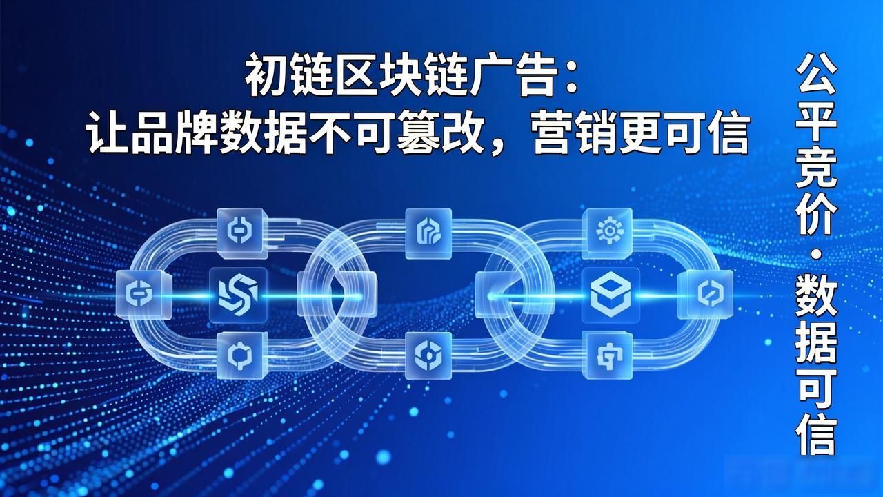 初链区块链广告：让品牌数据不可篡改，营销更可信