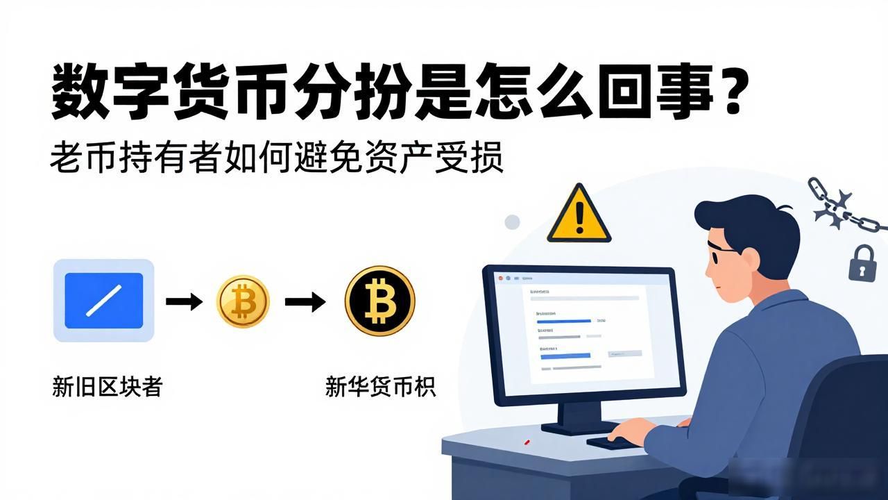 数字货币分叉是怎么回事？老币持有者如何避免资产受损