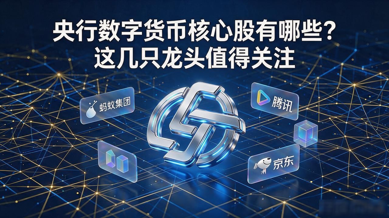 央行数字货币核心股有哪些？这几只龙头值得关注