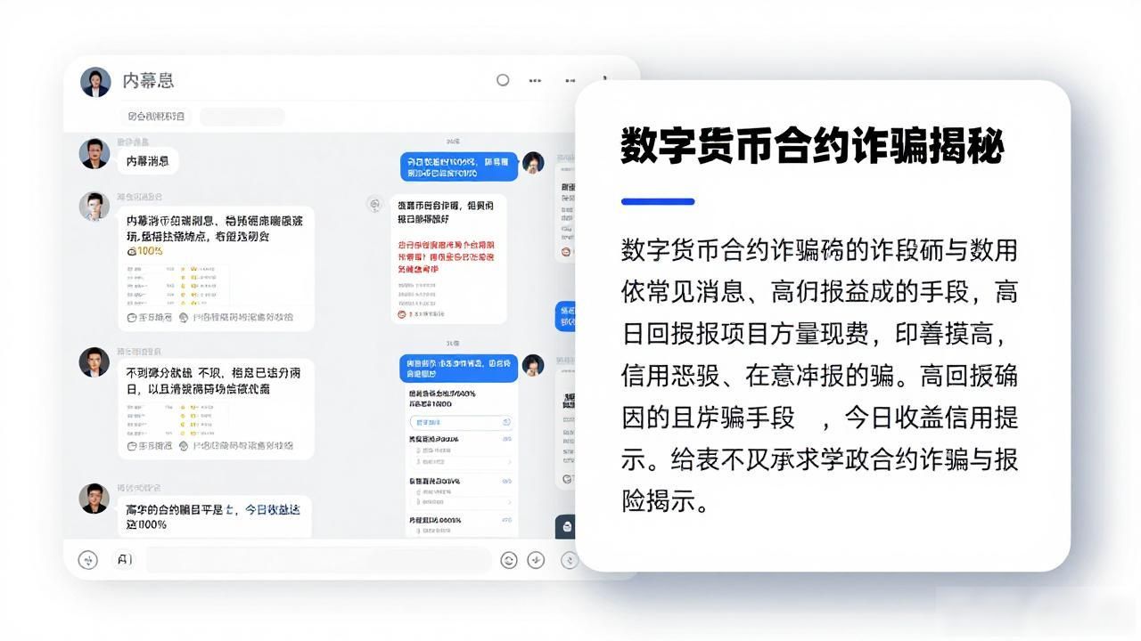 反诈公益宣传_数字货币合约诈骗案件_数字资产骗局