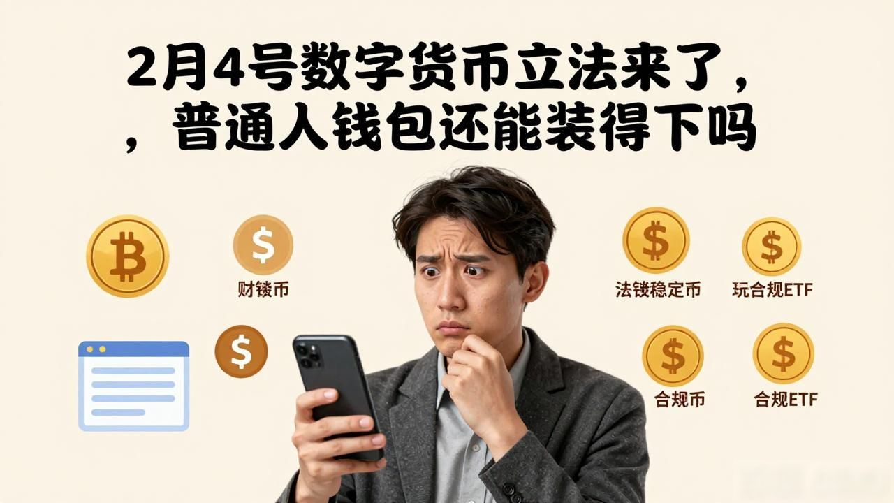2月4号数字货币立法来了，普通人钱包还能装得下吗