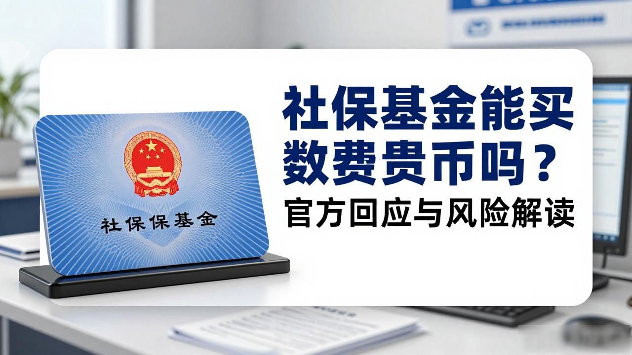 社保基金能买数字货币吗？官方回应与风险解读