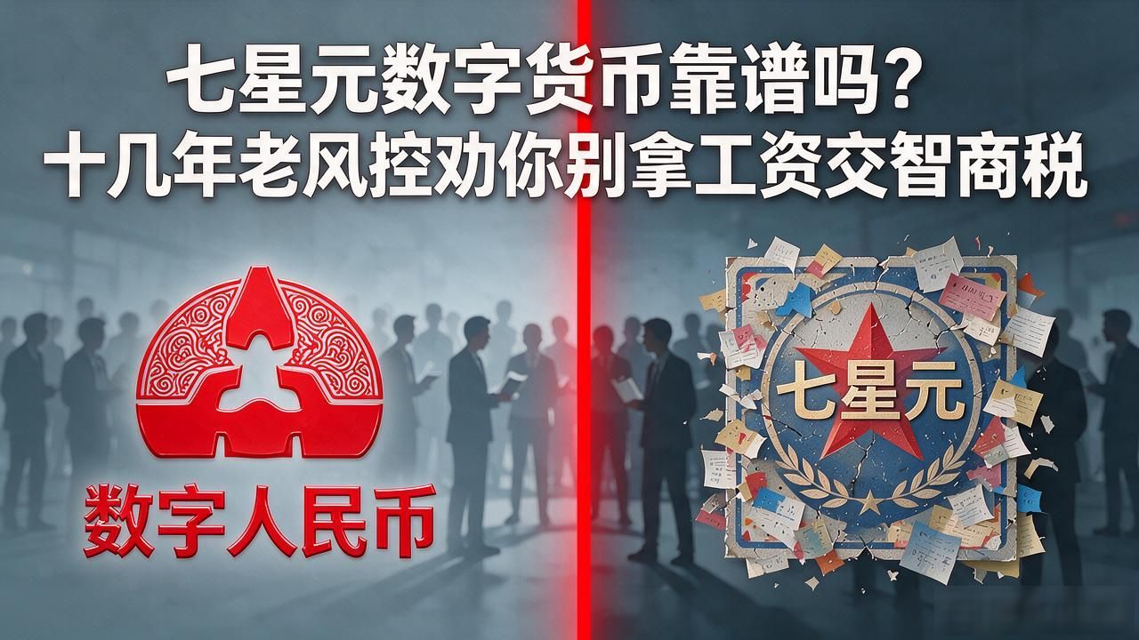 七星元数字货币靠谱吗？十几年老风控劝你别拿工资交智商税