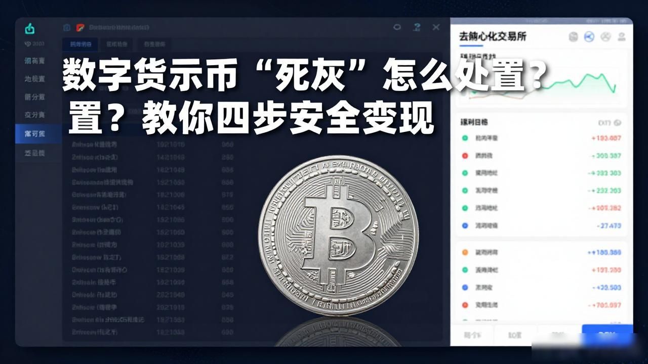 数字货币"死灰"怎么处置？教你四步安全变现
