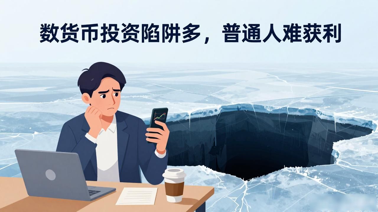 数字货币投资陷阱多，普通人难获利